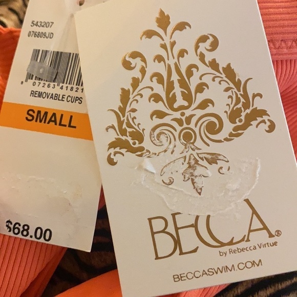 Becca Ribbed Bikini Swimsuit Top - Picture 7 of 9